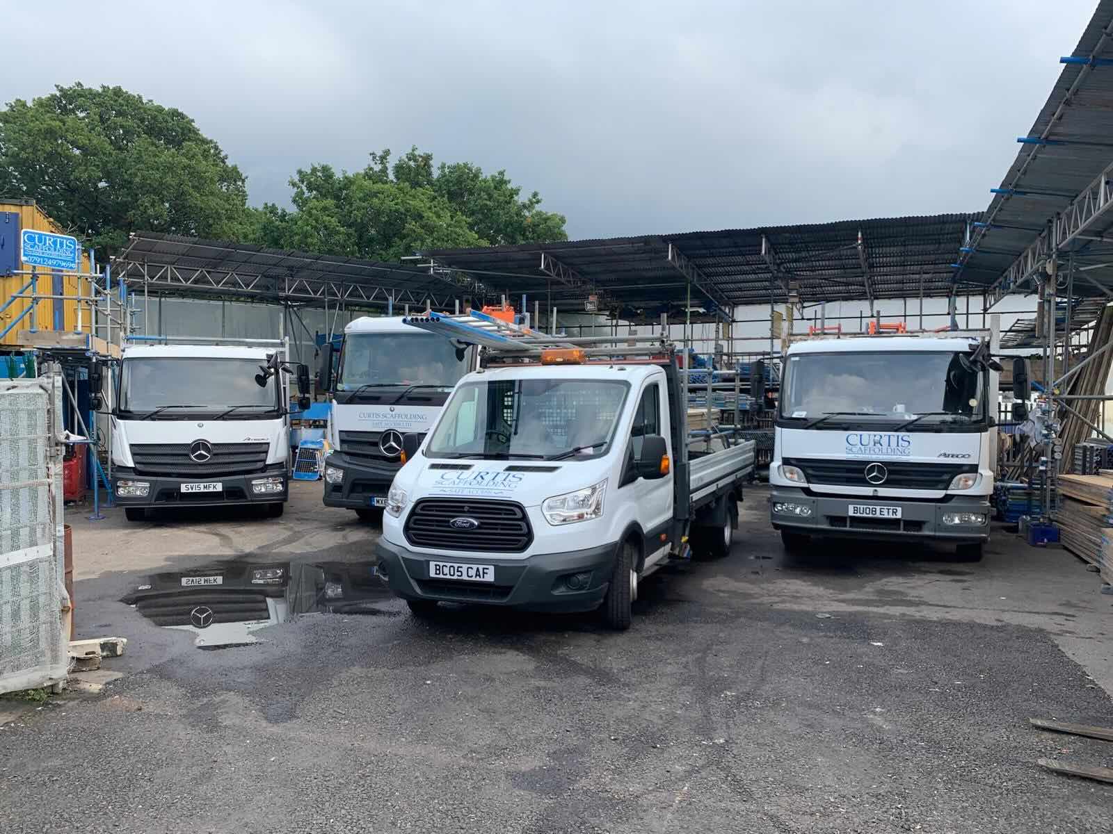 Curtis Scaffolding Work Vans