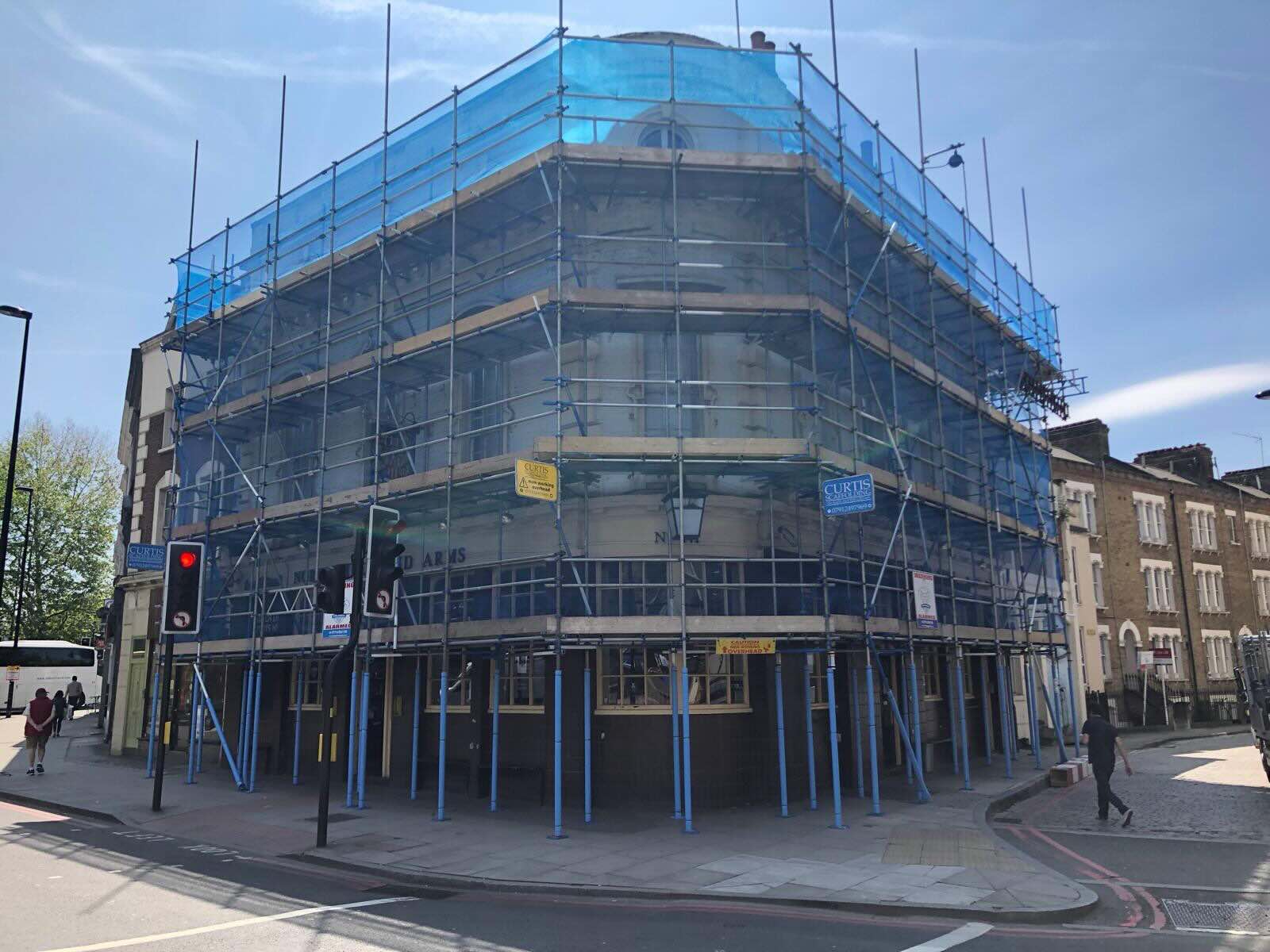 Commercial Hire scaffolding image